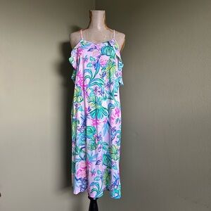 Lilly Pulitzer Multicolor Tropical Print Dress